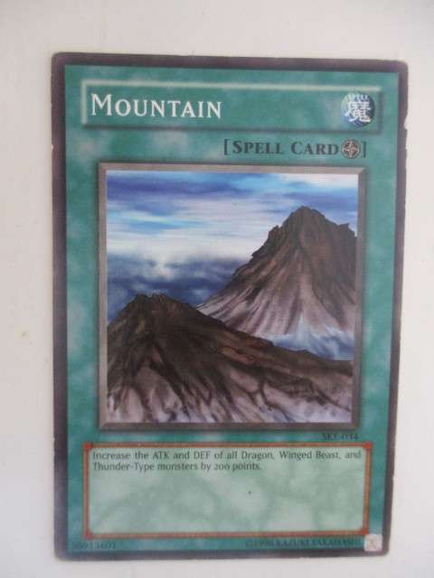 YU-GI-OH TRADING CARD - MOUNTAIN