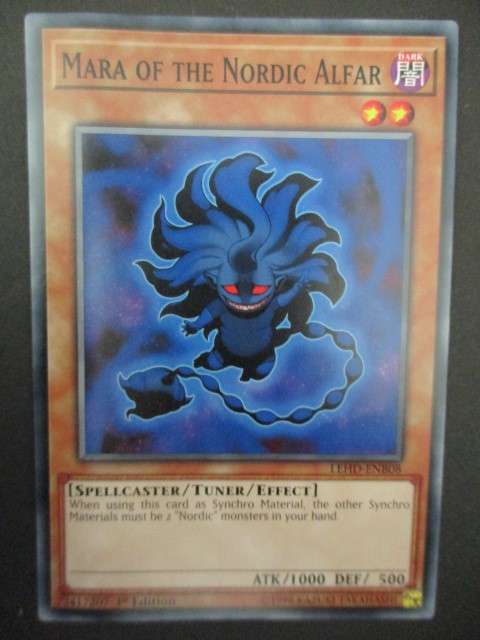 YU-GI-OH TRADING CARD - MARA OF THE NORDIC ALFAR