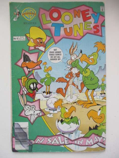 WARNER BROTHERS COMIC - LOONEY TUNES - NO. 4  -1995 - A SOUTH AFRICAN COMIC