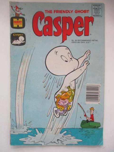 HARVEY COMICS - THE FRIENDLY GHOST CASPER - NO. 28  - 1988  - A SOUTH AFRICAN COMIC