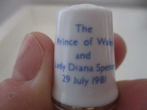 ROYAL WEDDING OF PRINCE CHARLES AND DIANA - THIMBLE  - 1981