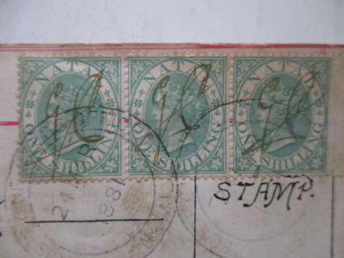 NATAL SOUTH AFRICA 3 USED QUEEN VICTORIA MOUNTED STAMPS