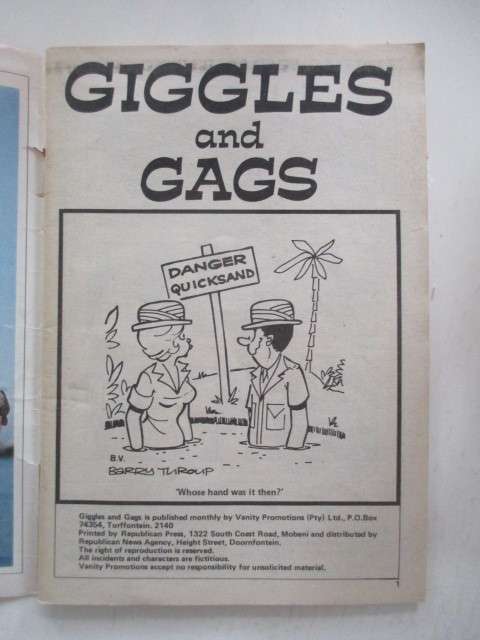 SA HUMOUR GIGGLES AND GAGS NO. 76 - SA HUMOUR CARTOONS