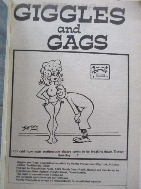 SA HUMOUR GIGGLES AND GAGS NO. 87 - SA HUMOUR IN CARTOONS