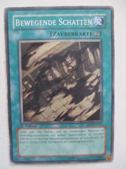 YU-GI-OH TRADING CARD - GERMAN - SHIFTING SHADOWS