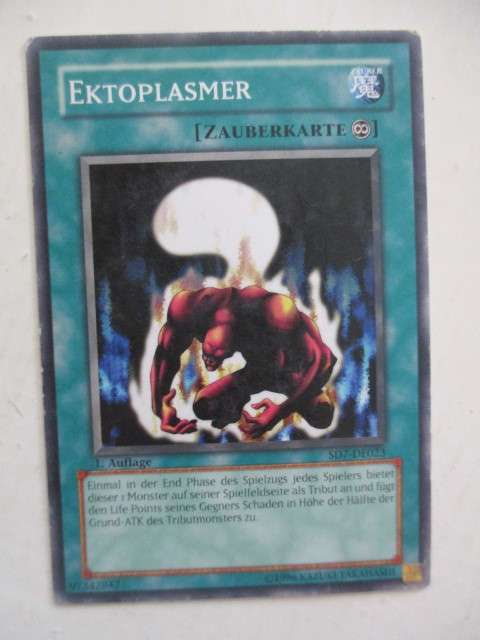 YU-GI-OH TRADING CARD - GERMAN - ECTOPLASMER