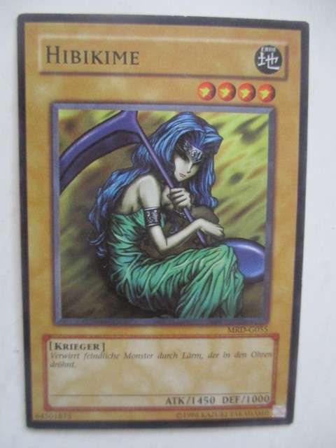 YU-GI-OH TRADING CARD - GERMAN - HIBIKIME