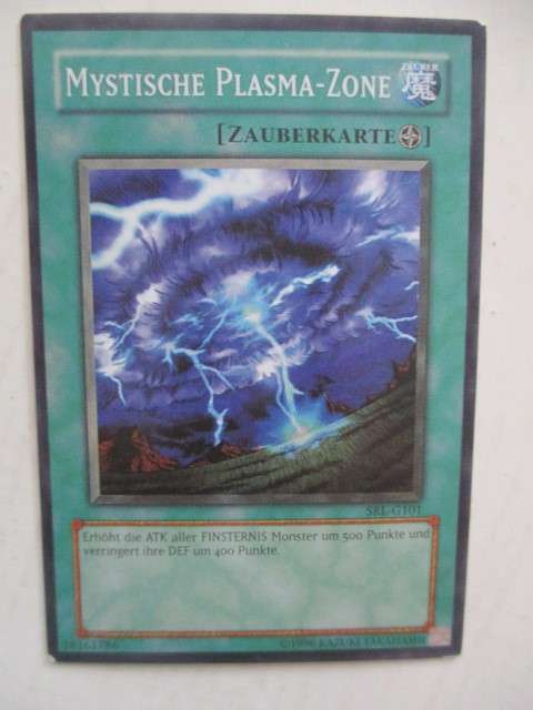 YU-GI-OH TRADING CARD - GERMAN CARD - MYSTIC PLASMA ZONE