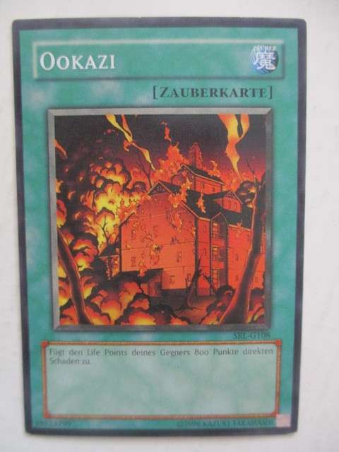 YU-GI-OH TRADING CARD - GERMAN - OOKAZI