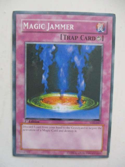 YU-GI-OH TRADING CARD - MAGIC JAMMER
