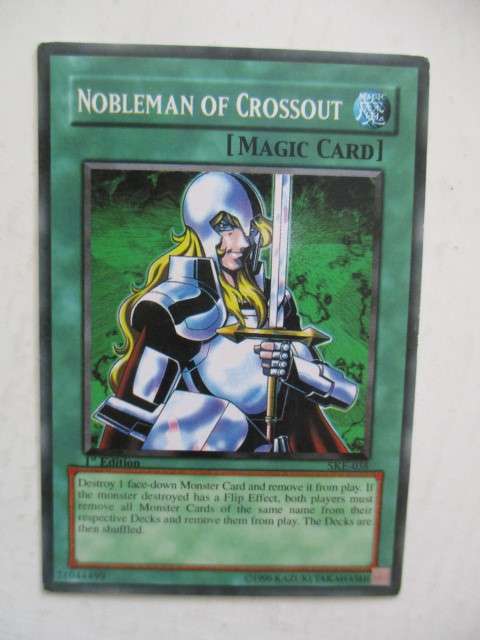 YU-GI-OH TRADING CARD - NOBLEMAN OF CROSSOUT