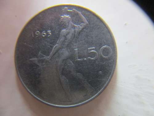 ITALY 50 LIRE 1963 COIN LOVELY CONDITION