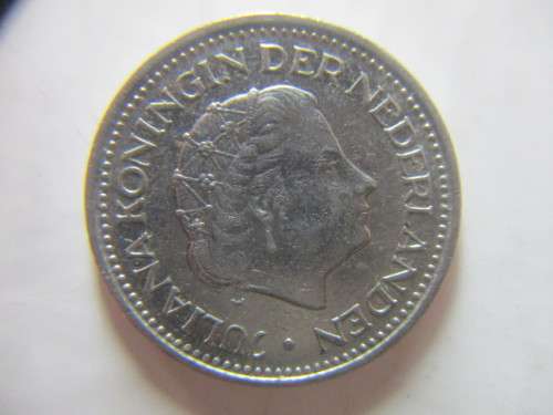 NETHERLANDS 1 GULDEN  DUTCH COIN 1972