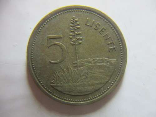 LESOTHO 5 LISENTE COIN  1979