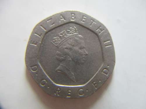 GREAT BRITAIN 20 PENCE - 1991 LOVELY DETAILED COIN