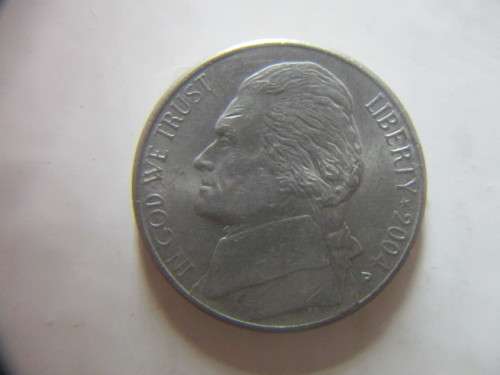 AMERICA 5c COIN JEFFERSON 2004