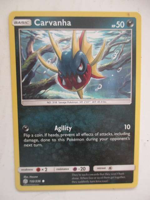 POKEMON TRADING CARD - CARVANHA