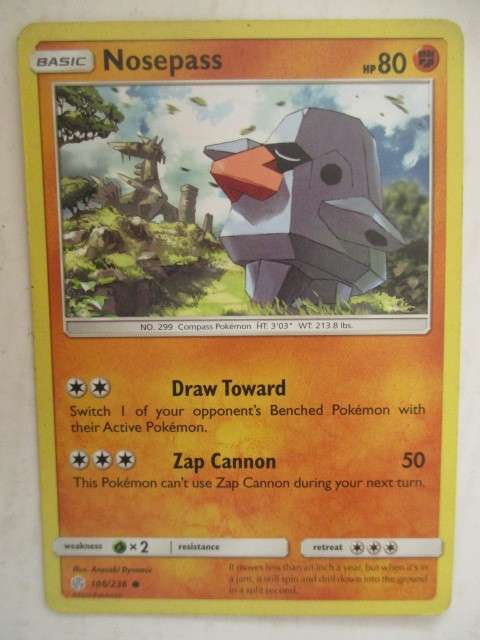 POKEMON TRADING CARD - NOSEPASS
