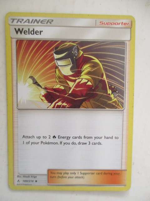 POKEMON TRADING CARD - WELDER / TRAINER
