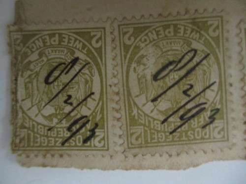 SOUTH AFRICA LOT 4  USED MOUNTED  TRANSVAAL  STAMPS