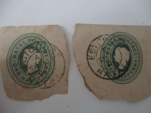 SOUTH AFRICA /NATAL  - QUEEN VICTORIA  EMBOSSED STAMPS