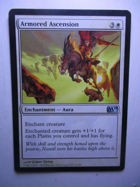 MAGIC THE GATHERING  TRADING CARD - ARMORED ASCENSION