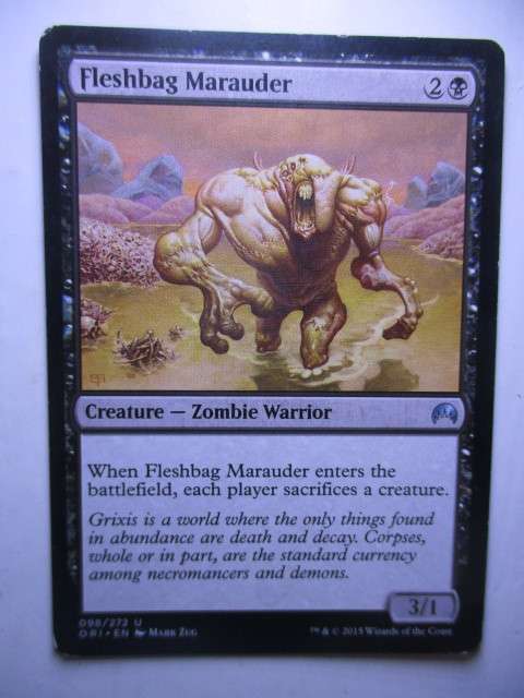 MAGIC THE GATHERING TRADING CARD - FLESHBAG MARAUDER