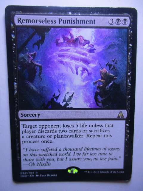 MAGIC THE GATHERINGTRADING CARD - REMORSELESS PUNISHMENT