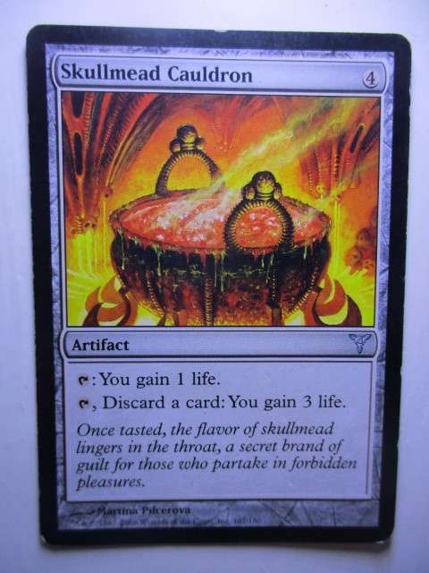 MAGIC THE GATHERING TRADING CARD - SKULLMEAD CAULDRON