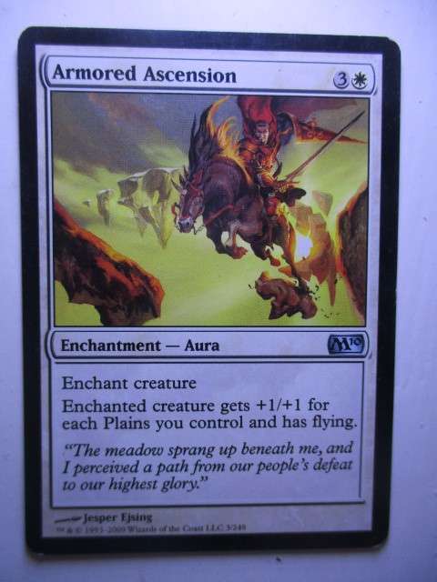 MAGIC THE GATHERING TRADING CARD - ARMORED ASCENSION
