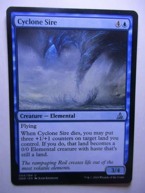 MAGIC THE GATHERING TRADING CARD - CYCLONE SIRE