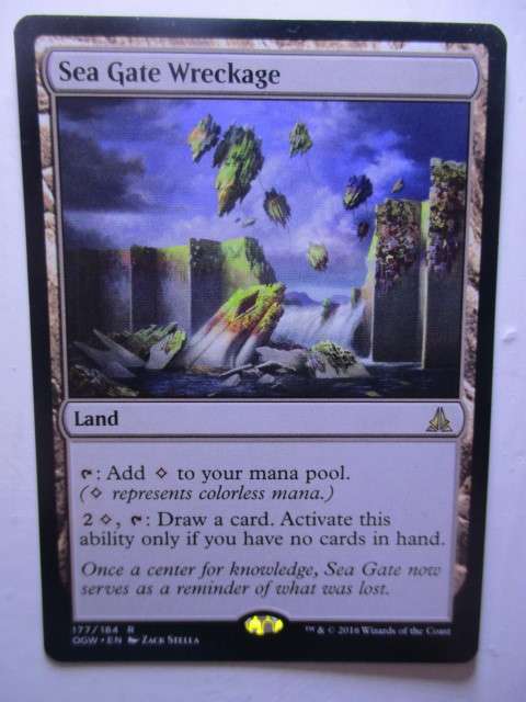 MAGIC THE GATHERING TRADING CARD - SEA GATE WRECKAGE