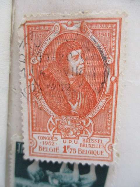 4 USED MOUNTED STAMPS