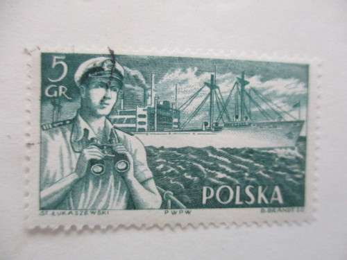 POLAND MERCHANT NAVY 1956 STAMPS