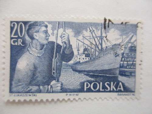 POLAND MERCHANT NAVY 1956 STAMPS