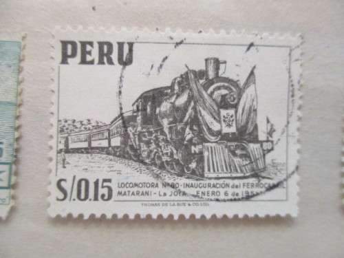 SOUTH AMERICA - PERU USED 1952 STAMPS