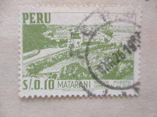 SOUTH AMERICA - PERU USED 1952 STAMPS
