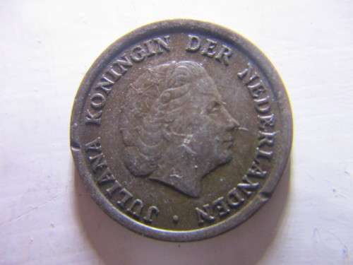 NETHERLANDS  HOLLAND 1c COIN  1963