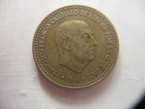 SPAIN 1966 PESETA COIN