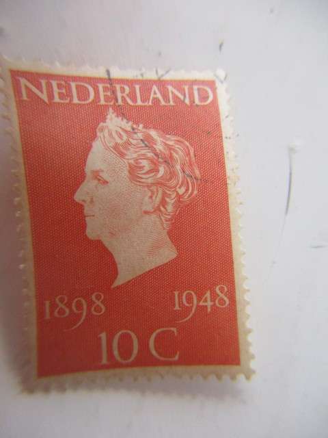 NETHERLANDS - 1948 JUBILEE STAMP 10c