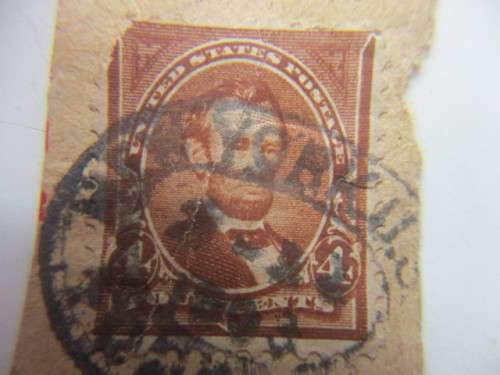 AMERICA 4c  ABRAHAM LINCOLN USED STAMP