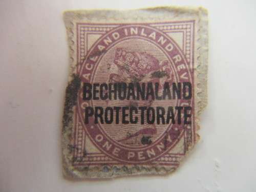 NATAL - QUEEN VICTORIA  - PRINTED OVER USED STAMP