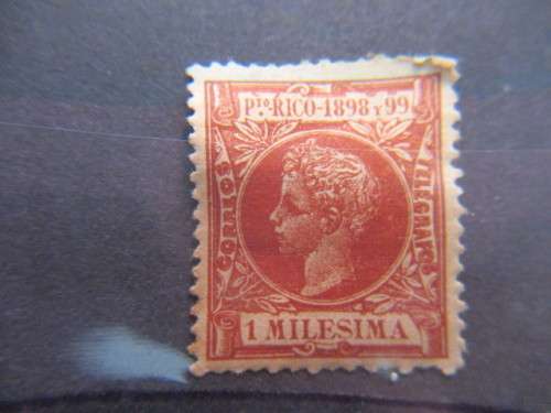 AMERICA KING ALFONSO PUERTO RICO  STAMP