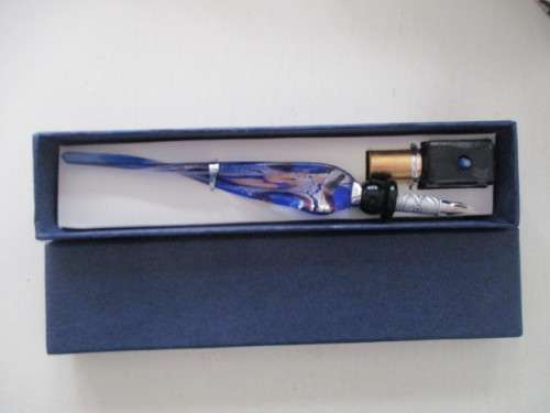 BEAUTIFUL MERANO FOUNTAIN PEN AND INK BOTTLE STILL IN BOX!!!!
