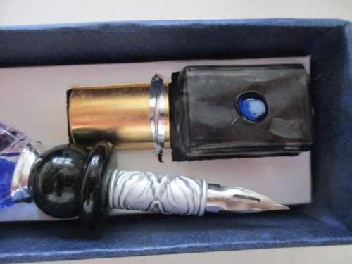 BEAUTIFUL MERANO FOUNTAIN PEN AND INK BOTTLE STILL IN BOX!!!!