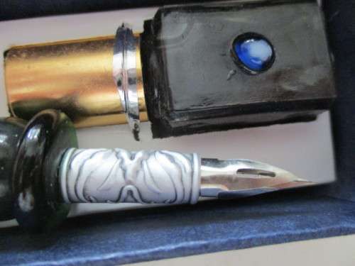 BEAUTIFUL MERANO FOUNTAIN PEN AND INK BOTTLE STILL IN BOX!!!!
