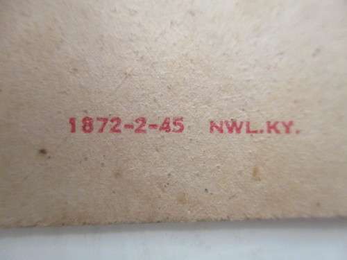 KIMBERLEY REGIMENT ASSOCIATION - 1872 MEMBERSHIP CARD AROUND TIME OF THE BOER WAR SIGNED