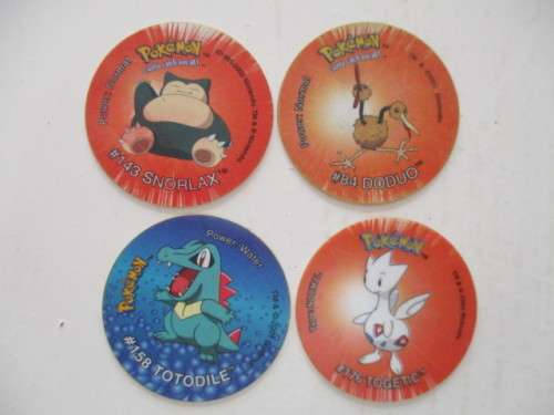POKEMON LOT OF 4 TAZOS