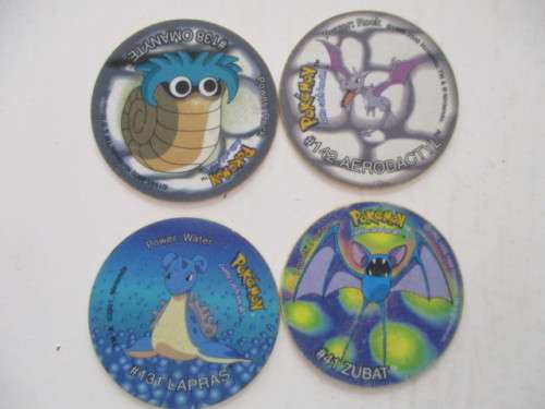 POKEMON LOT OF 4 TAZOS