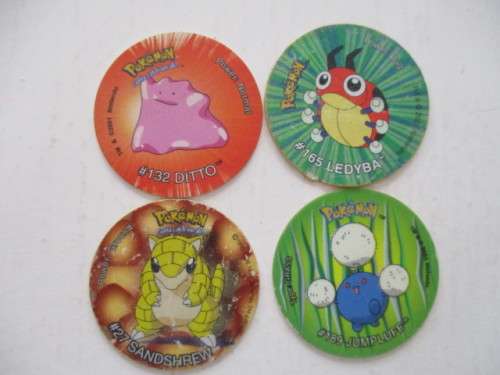 POKEMON LOT OF 4 TAZOS